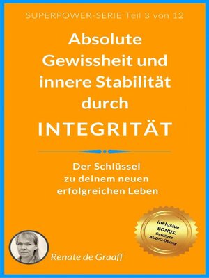 cover image of INTEGRITÄT--absolute Gewissheit & Stabilität